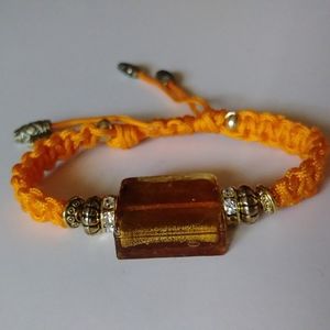 🆕Yellow Bead Bracelet NWOT